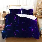 Cellular matrix Duvet/quilt/doona Cover single double Queen/king Bedding Set