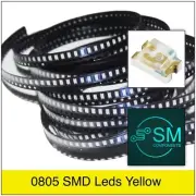 200pcs 0805 SMD YELLOW 589nm LED Electronics Components Light Emitting Diodes