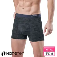 在飛比找momo購物網優惠-【Hang Ten】HANG TEN 彈力亮紗平口褲_黑_H
