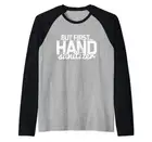 Antibacterial Safety Germophobe Life First Hand Sanitizer Raglan Baseball Tee