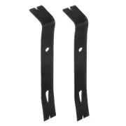 2pcs Mini Nail Puller Flat Pry Bar 7" CR-V Curved Claw Crowbar with Wide Blade
