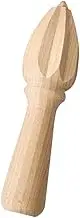 SHOWERORO Manual Lemon Squeezer Wooden Citrus Juicer for Kitchen Lemon Juice Extractor Tool Natural Wood Reamer Sturdy and Safe for Home Use