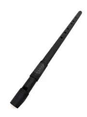 Stealth Custom Black Low D Irish Tin Penny Whistle Nick Metcalf Tunable