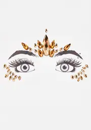 Golden Lightwerker Face Gems