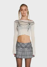 [Expired Girl] Alex Sheer Knit Top
