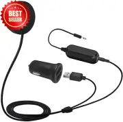 BK01 Bluetooth 5.0 Car Kit Handsfree Music Receiver Dual USB & Noise Isolator