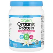 Orgain, Organic Protein™ Powder + 50 Superfoods, Plant-Based, Vanilla Bean, 1.12 lb (510 g)