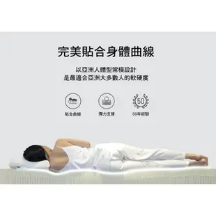 【班尼斯】獨立筒2.0彈簧床墊Air2Cool-天絲舒眠-5cm天然乳膠床