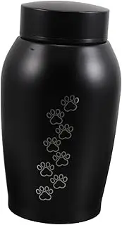 COSMEVIVI Elegant Pet Cremation Urn for Ashes Memorial Jar for Dogs and Cats Versatile Storage for Hair and Teeth Remembrance for Pet Owners