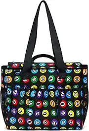 [FOKDUVB] Large Tote Bag with Pockets Water Resistant Travel Tote Bags with 15.6" Laptop Compartment Utility Tote Bag for Women