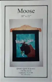 Dinah's Quilts & Accents Wall Hanging Quilt Kit 18” x 21” - "Moose"