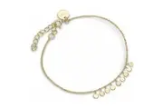 Radiant Opulence: Golden Stainless Steel Bracelet by Rosefield