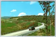 c1960s Interstate 80 Pennsylvania Shortway Vintage Postcard
