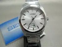 在飛比找Yahoo!奇摩拍賣優惠-SEIKO  WATCH 精工都市風格大日期視窗石英錶-銀 