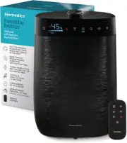 Deluxe Ultrasonic Humidifier for Large Rooms, Warm or Cool Mist, UV-C Technology
