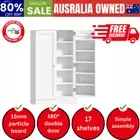Buffet Sideboard Cabinet 2 Doors Cupboard Pantry Kitchen Storage White