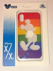 Disney Rainbow Gay Pride Mickey Silhouette Apple Iphone 10 X/XS Cellphone Case