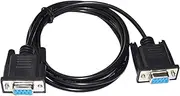 RS232 D-SUB 9 PIN DB9 Female to Female Adapter PLC Programming GT01-C30R2-9S Cable Fit Compatible MIT-Su-BIHI GT11/GT15 Touch Screen to PC(3m)