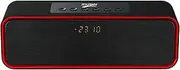 Portable Bluetooth Stereo Speaker, with 2x5W Acoustic Drivers, FM Radio, Handsfree Speakerphone, Micro SD Card, USB and AUX-In Slots for Smart Phone, Pad, MP 3 and Computer(Upgraded Version)