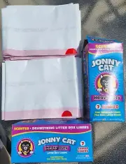JONNY CAT Heavy Duty JUMBO drawstring Litter Box Liner 4 Boxes (7ea) 28 Total