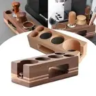 Coffee Tamping Station Holder Support Base Rack Tamper Mat Distributor Mat