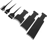 BELLIFFY 6pcs Hair Dye Kit Brush Plates Multi-gradient Coloring Tools Set for Home Salon