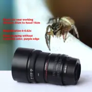 Insect photography Manual focus Macro lens The applicable mounts are as follows