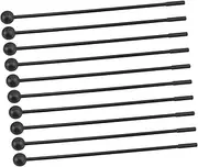 UPKOCH Plastic Drum Hammer Set 10pcs Drumsticks Long Handle Bell Sticks Boys and Girls Instrument Accessories Xylophone Plastic Mallets Percussion Instrument Mallets