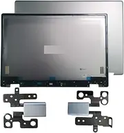New Compatible for Asus Compatible for VivoBook Flip 14 TP412 TP412F TP412FA TP412U TP412UA Touch Series Rear Lid TOP Case Laptop LCD Back Cover/Hinges (Color : Silver A Hinges)