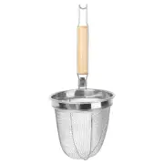 Mesh Food Strainer Fine Mesh Skimmer Spoon Kitchen Wire Skimmer Mesh Colander