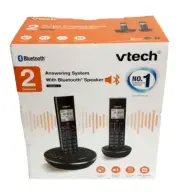 NEW Vtech LS6381-2 Answering System w/ Bluetooth Speaker, 2 Handsets.