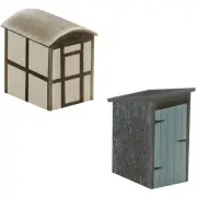 OO Gauge Hornby Skaledale R9782 Utility Lamp Huts Model Railway Accessories