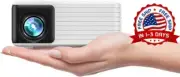 Mini Proyector De Video LED Portatil USB 1080P Con Control Remoto Para Celular