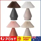 INS Nordic Bedside Lamp USB Rechargeable Touch Control Pleats LED Table Lights A