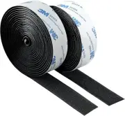 3m Hook and Loop Tape with Adhesive, Heavy Duty Self Sticky Interlocking Tape
