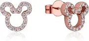 [Disney] Women's RGP 25SS MICKEY CZ EARRINGS, Multicolor, 1CM