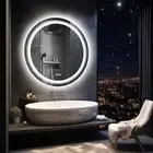 600mm Diameter LED Illuminated Round Bathroom Mirror Makeup Mirror Dimmable Func
