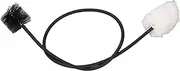Saxophone Neck Cleaning Brush Bendable Metal Cotton Nylon Swab Neck Cleaner for Musicians