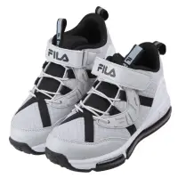 在飛比找momo購物網優惠-【布布童鞋】FILA康特杯悠悠灰色兒童氣墊機能運動鞋(P4M