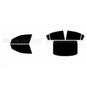 For Mazda 3 4-door Saloon 2004-08 Full Pre Cut Window Tint Kit Front & Rear Film
