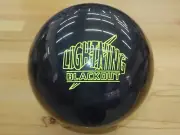 NIB 15# Storm Lightning Blackout Bowling Ball w/Specs 15.4/3.5-4" Pin/2.18oz TW
