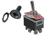 1 PC DPDT HEAVY DUTY TOGGLE SWITCH 20AMP@125V - SOFT RUBBER COVER # 66-1806/5001