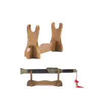 Wood Samurai Sword Katana Holder Stand Bracket Small Assembly Sword Rack 1 Tier