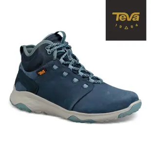 【TEVA】女 Arrowood 2 Mid WP 中筒防水牛皮機能休閒鞋/登山鞋-午夜海軍藍 (原廠現貨)