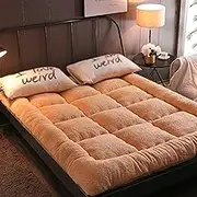 NENAGGE Japanese Floor Mattress,Roll Up Sleeping Pad,Tatami Foldable Sleeping Mattresses,Memory Foam Futon, Breathable Floor Lounger Guest Bed for.,B,78.74x86.61in