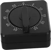 SHOWERORO Countdown Timer Small Kitchen Timer Time Manager Clock Timer Kitchen Timers for Cooking Baking Timer Novelty Kitchen Timer Egg Timer Kitchen Cooking for Time Manage Black Abs