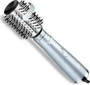 BaByliss AS773E Hydro Fusion Hot Air Brush with Super Ion Technology, Ice Blue, Pack of 1, 800 g