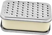Leefasy Kitchen Cheese Grater Kitchen Grater Food Shredder Available on Both Sides Food Grater Cheese Shredder for Carrot Vegetables
