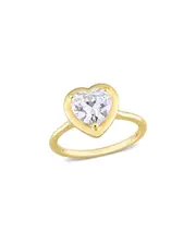 Rina Limor 10K 2.00 ct. tw. Moissanite Heart Ring