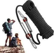 Rissunkv Outdoor Climbing Rope - Heavy Duty Rope for Tree Work - Outdoor Exercise Mountaineering Safety Equipment for Fitness and Strength Training